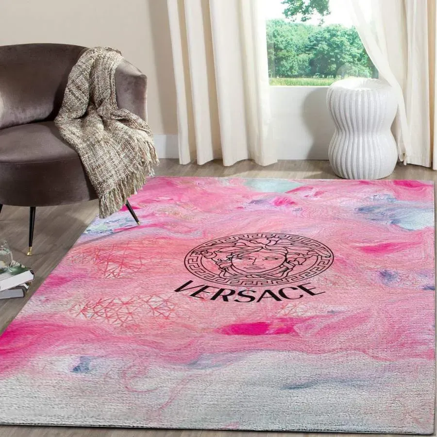 Versace Rectangle Rug Door Mat Fashion Brand Area Carpet Home Decor Luxury