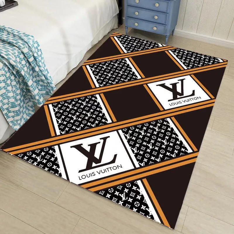Louis Vuitton LV Rectangle Rug Home Decor Area Carpet Door Mat Fashion Brand Luxury