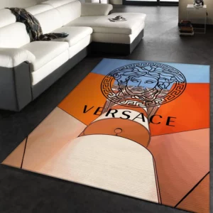 Versace Rectangle Rug Fashion Brand Area Carpet Door Mat Luxury Home Decor