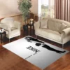 Grey Nike Girl s Rectangle Rug Fashion Brand Luxury Door Mat Home Decor Area Carpet