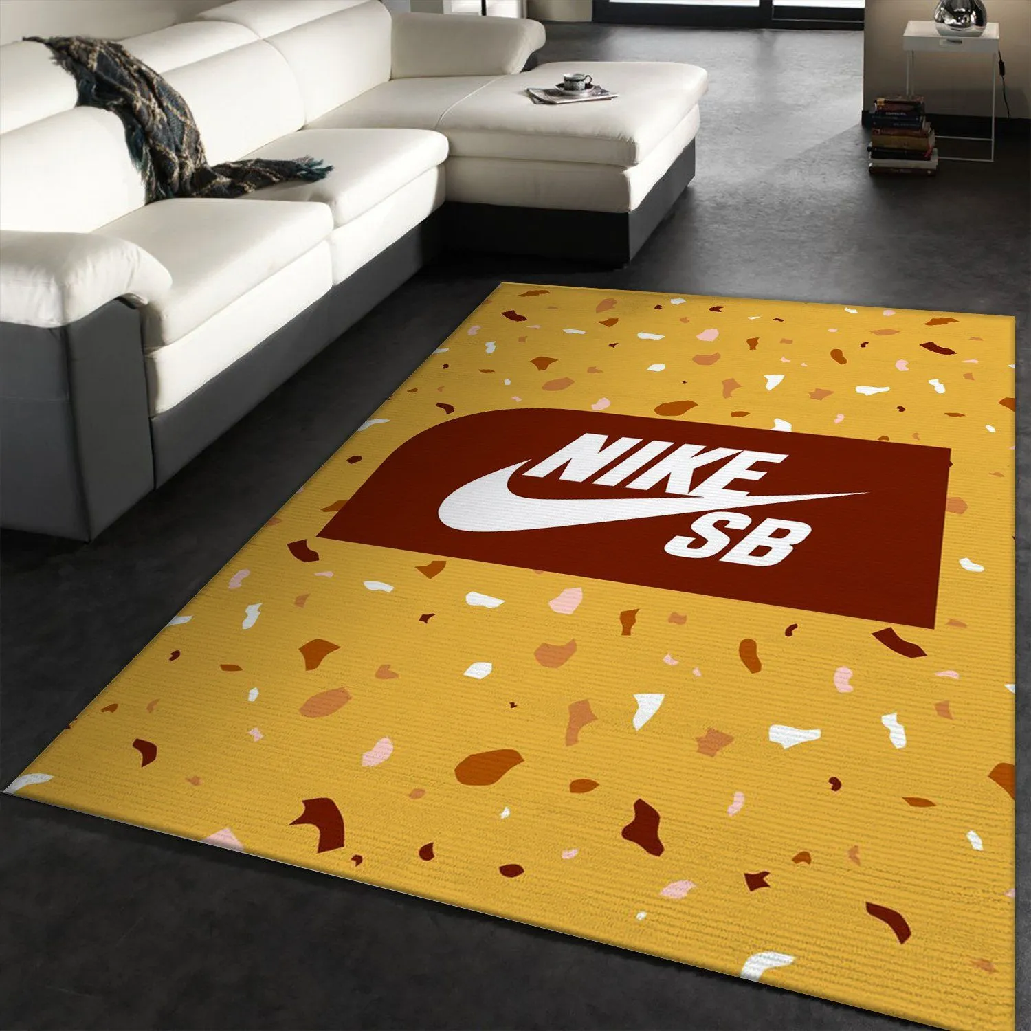Nike Sb Rectangle Rug Area Carpet Door Mat Fashion Brand Luxury Home Decor
