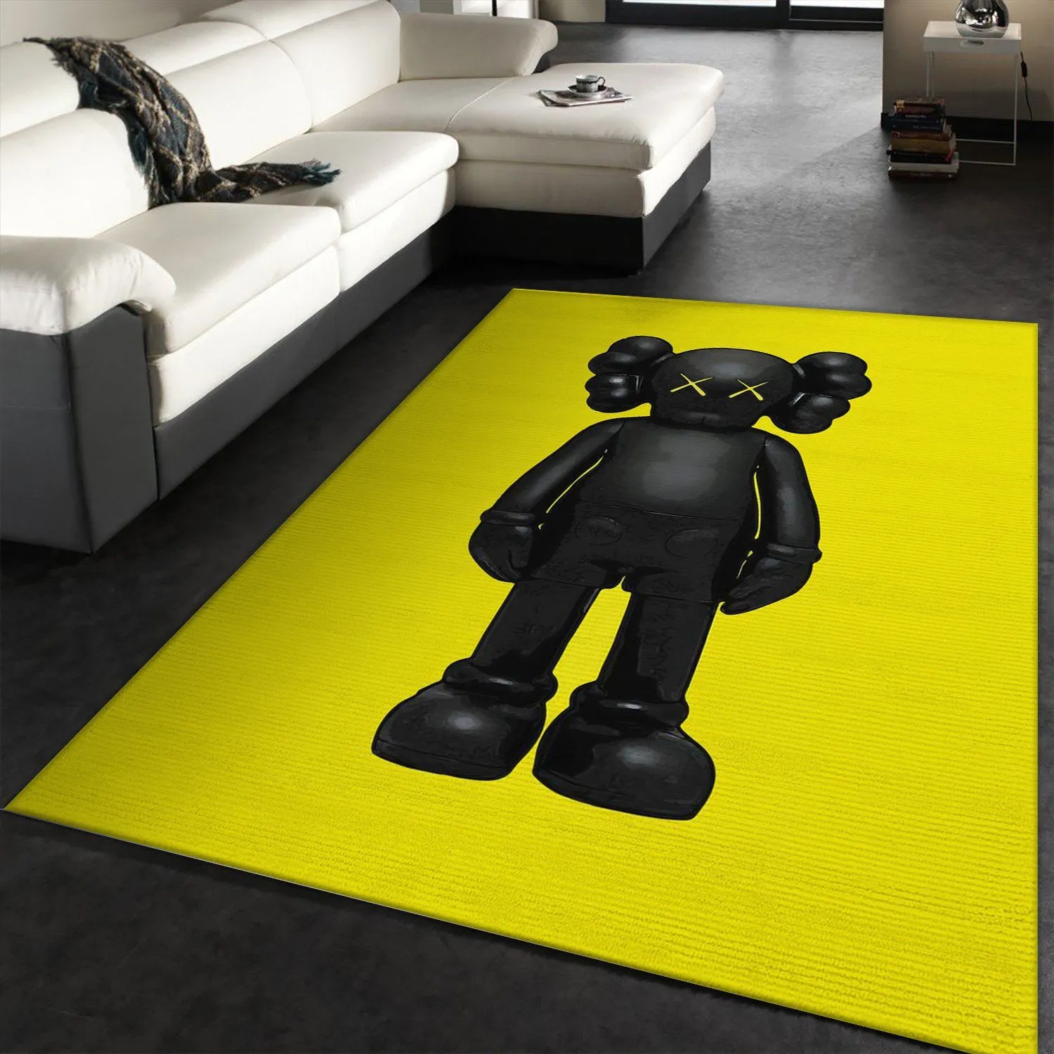 Kaws Companion Rectangle Rug Door Mat Fashion Brand Area Carpet Home Decor Luxury