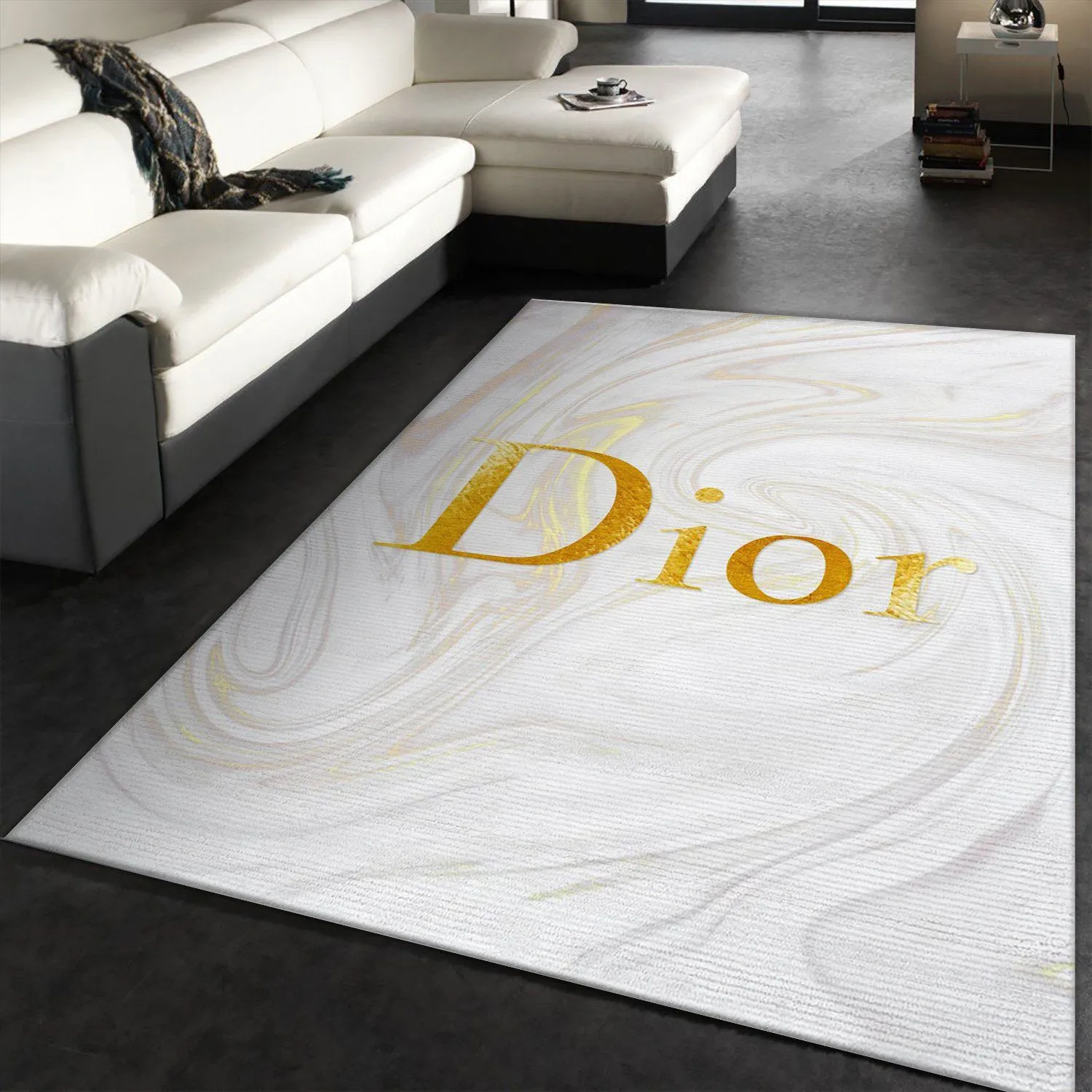 Dior Rectangle Rug Home Decor Door Mat Luxury Area Carpet Fashion Brand