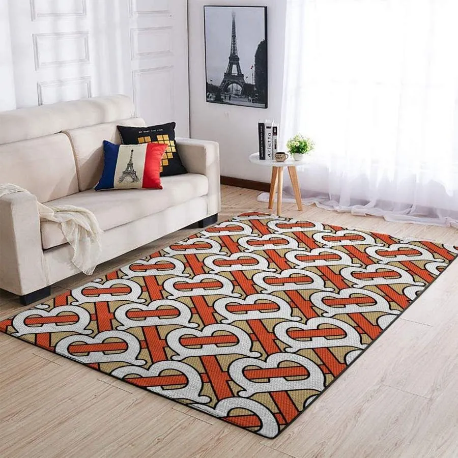 Burberry England Rectangle Rug Luxury Door Mat Area Carpet Home Decor Fashion Brand