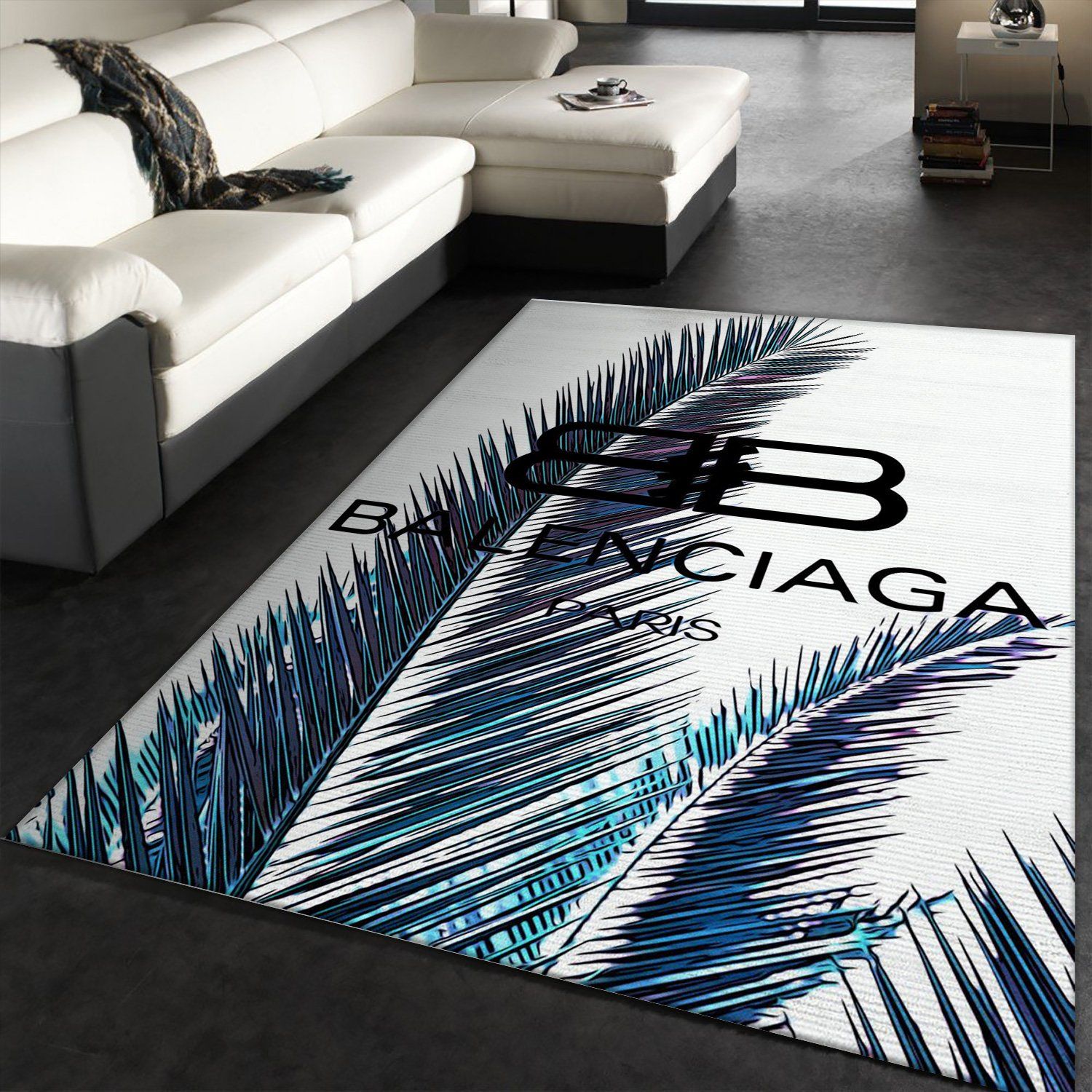 Balenciaga Rectangle Rug Fashion Brand Area Carpet Luxury Door Mat Home Decor