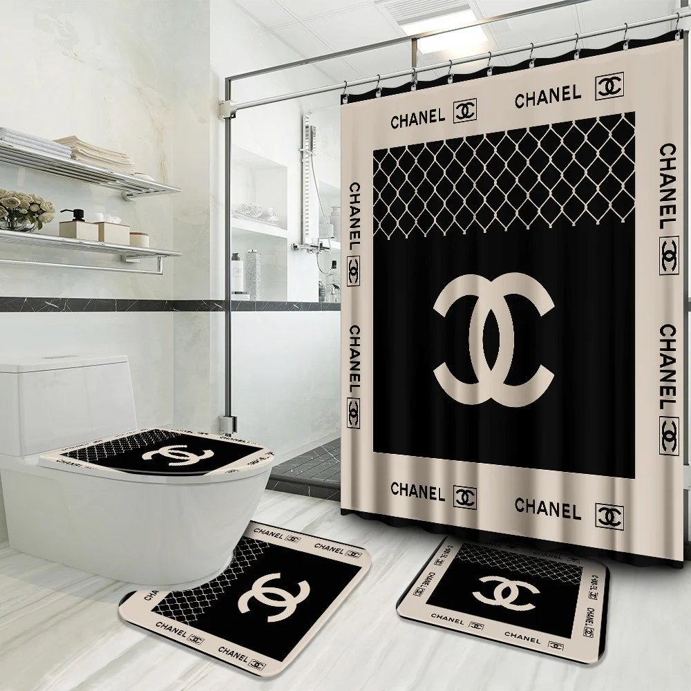Chanel Bathroom Set Hypebeast Luxury Fashion Brand Home Decor Bath Mat