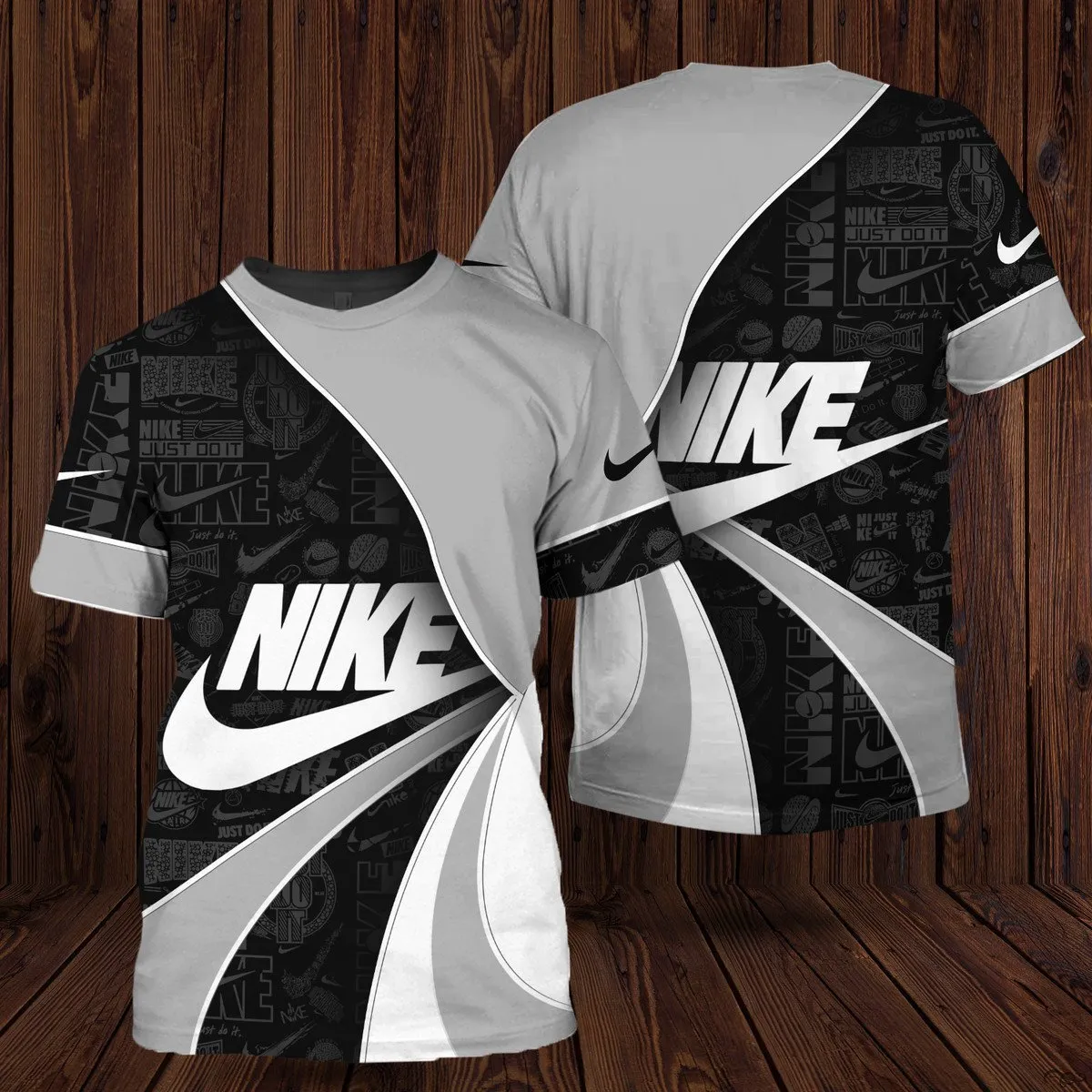 Nike Black Grey T Shirt Outfit Fashion Luxury