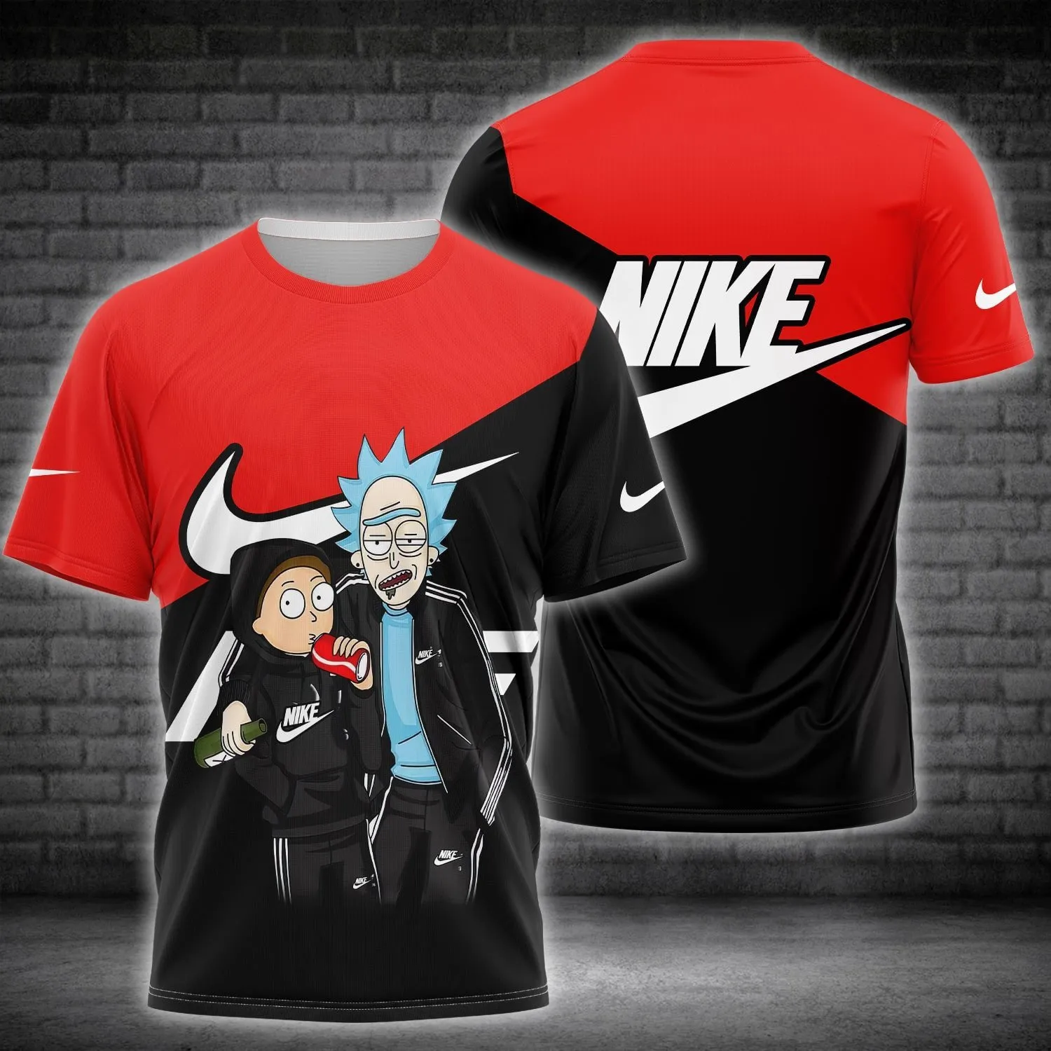Nike Rick And Morty T Shirt Outfit Luxury Fashion