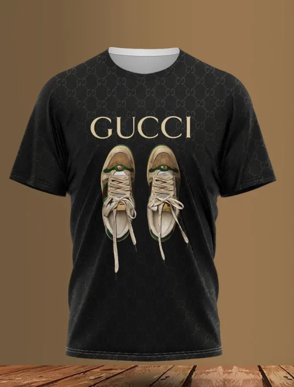 Gucci Shoes Black T Shirt Outfit Luxury Fashion