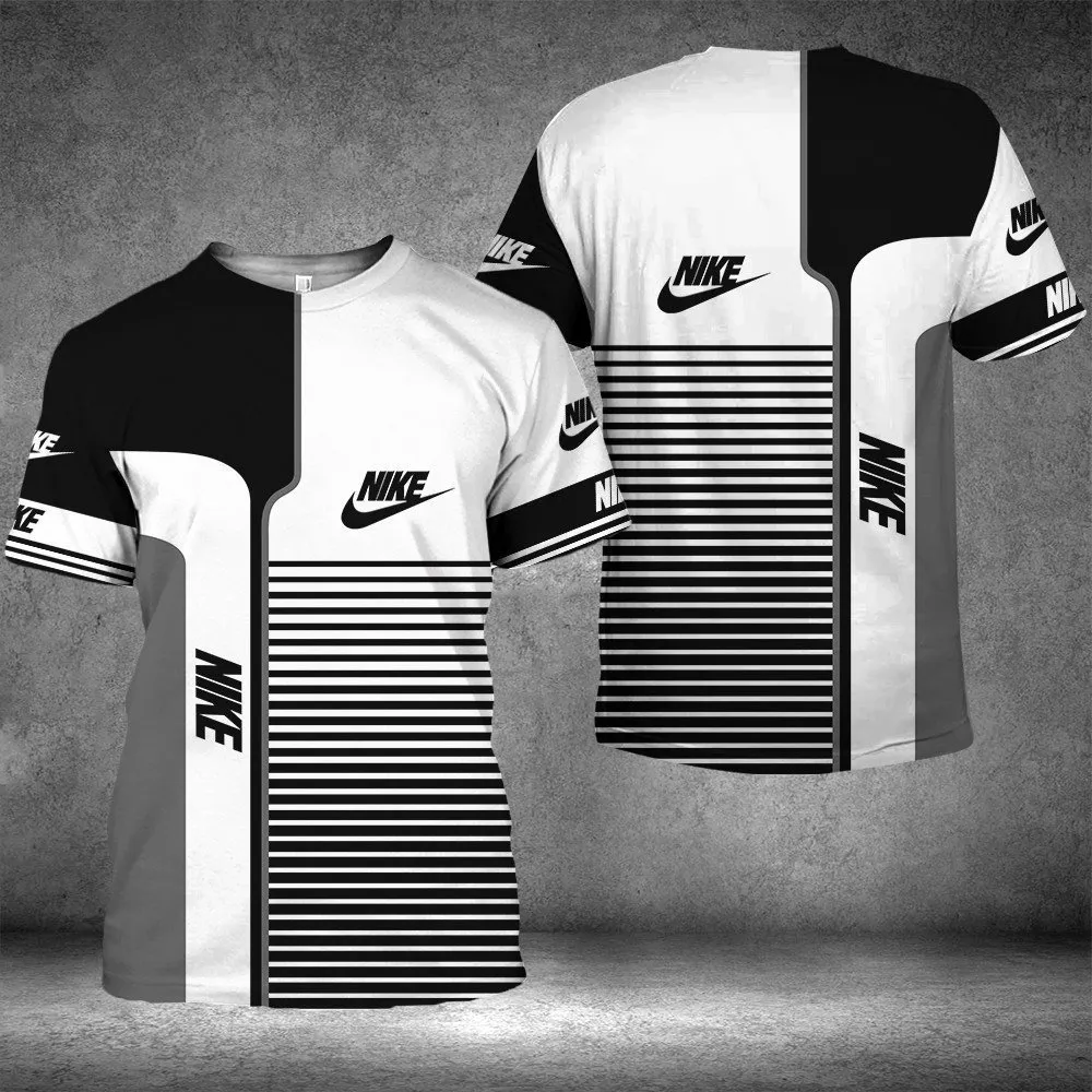 Nike Black White T Shirt Luxury Fashion Outfit