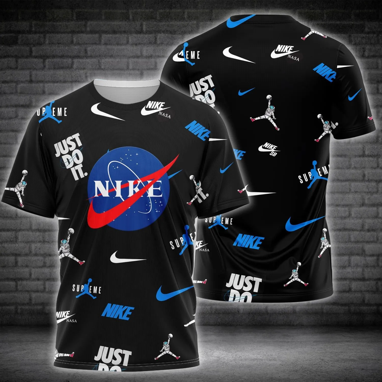 Nike Supreme Just Do It T Shirt Outfit Luxury Fashion