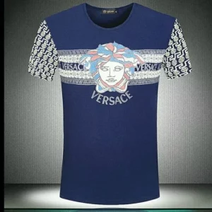Versace Medusa Navy T Shirt Outfit Luxury Fashion