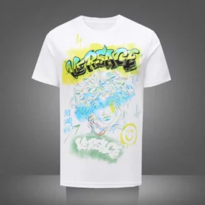 Versace Medusa Colorful T Shirt Outfit Fashion Luxury