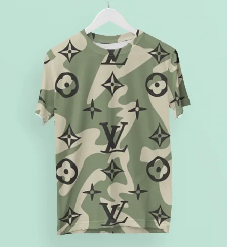 Louis Vuitton Camou T Shirt Outfit Fashion Luxury