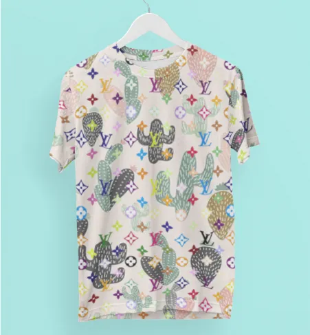 Louis Vuitton Cactus Pattern T Shirt Luxury Outfit Fashion