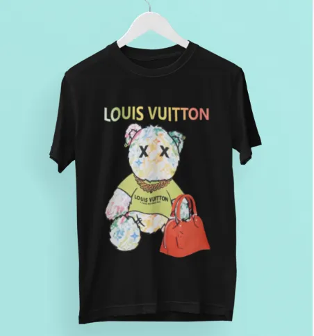 Louis Vuitton Colorful Teddy Bear T Shirt Fashion Luxury Outfit