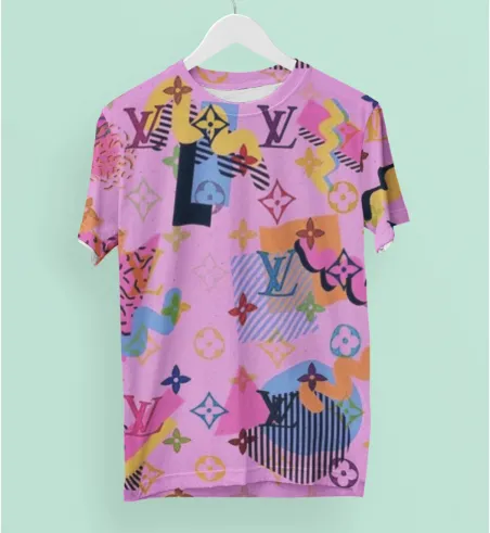 Louis Vuitton Logo Pinky T Shirt Fashion Outfit Luxury