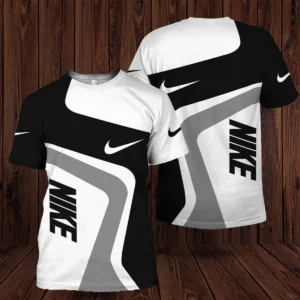 Nike Grey White Black T Shirt Fashion Outfit Luxury