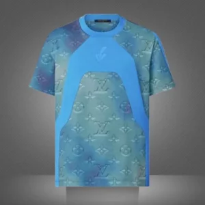 Louis Vuitton Blue T Shirt Fashion Outfit Luxury