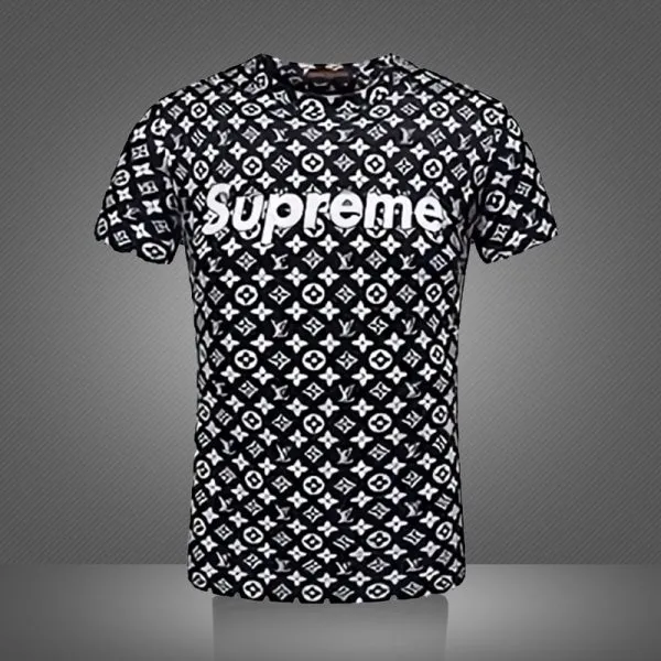 Louis Vuitton Supreme White Black T Shirt Outfit Luxury Fashion