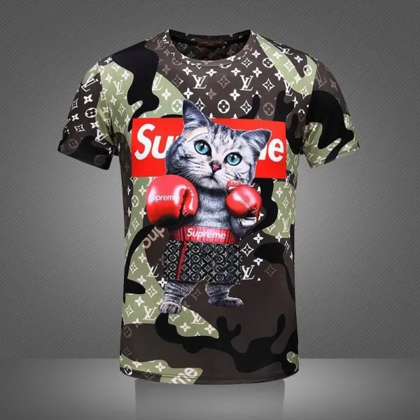 Louis Vuitton Supreme Boxing Cat T Shirt Outfit Luxury Fashion