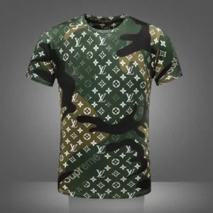 Louis Vuitton Green Camou T Shirt Luxury Fashion Outfit