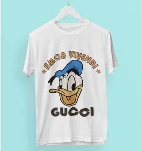 Gucci Donald White T Shirt Luxury Outfit Fashion