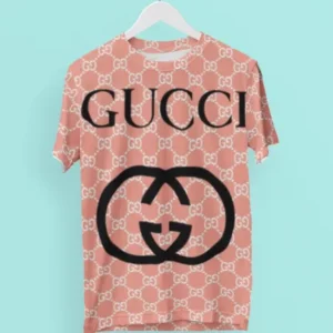 Gucci Black Logo Orange T Shirt Outfit Luxury Fashion