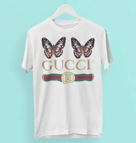 Gucci Butterfly White T Shirt Outfit Fashion Luxury