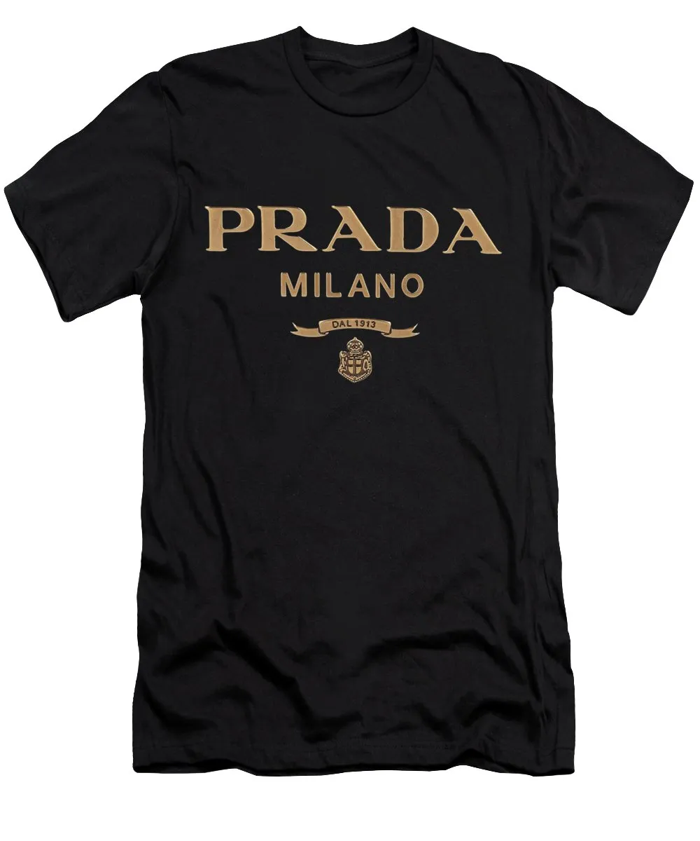 Prada Milano Black T Shirt Fashion Outfit Luxury