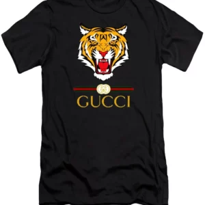 Gucci Tiger Black T Shirt Fashion Outfit Luxury