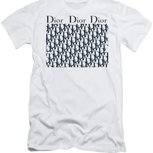 Dior Logo White T Shirt Luxury Fashion Outfit