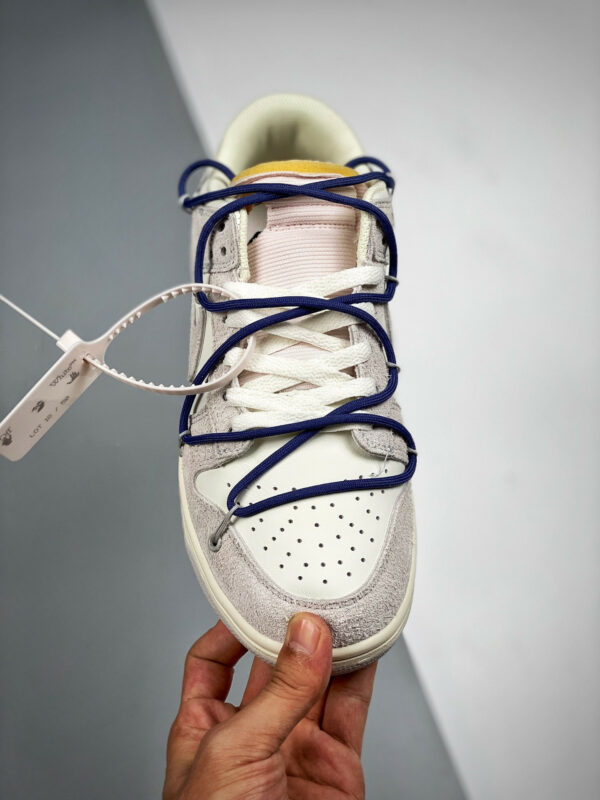 Off-White x Nike Dunk Low 18 of 50 Sail Grey For Sale