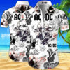 Acdc Hawaiian Shirt Summer Outfit Beach