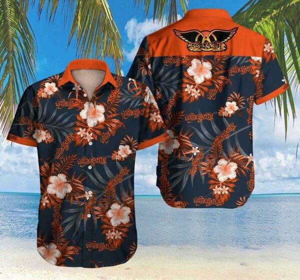 Aerosmith Hawaiian Shirt Summer Outfit Beach