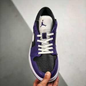 Air Jordan 1 Low Purple Black 553558-501 For Sale