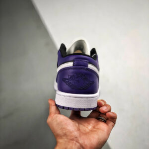 Air Jordan 1 Low Purple Black 553558-501 For Sale