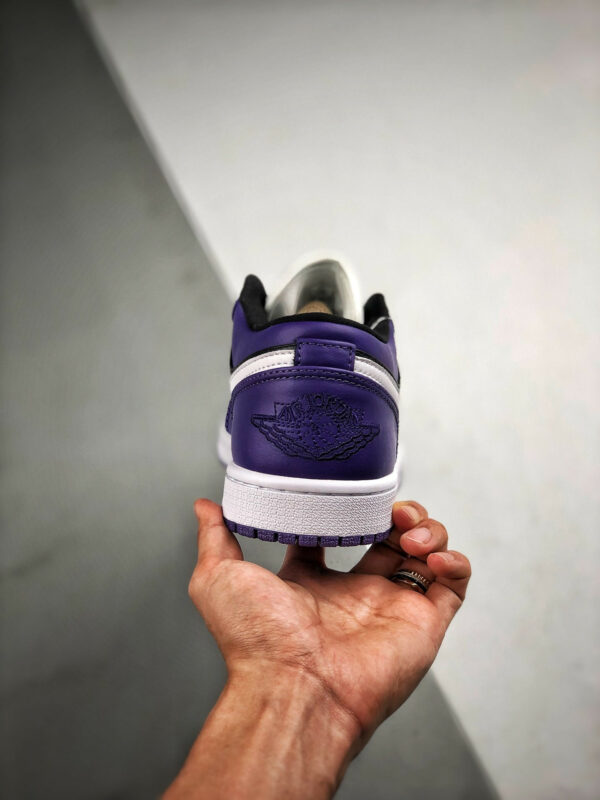 Air Jordan 1 Low Purple Black 553558-501 For Sale