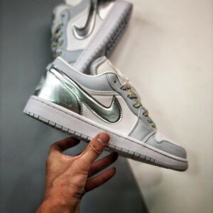 Air Jordan 1 Low SE Tear Away Silver White Light Grey DX6070-101 For Sale