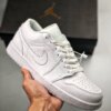 Air Jordan 1 Low Triple White 553558-112 On Sale