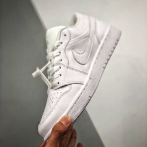 Air Jordan 1 Low Triple White 553558-112 On Sale