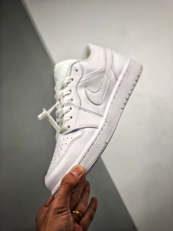 Air Jordan 1 Low Triple White 553558-112 On Sale