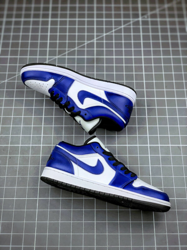 Air Jordan 1 Low White Game Royal-Black For Sale