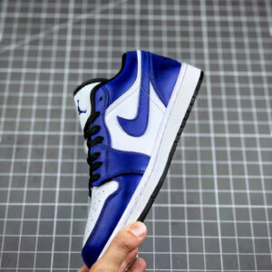 Air Jordan 1 Low White Game Royal-Black For Sale