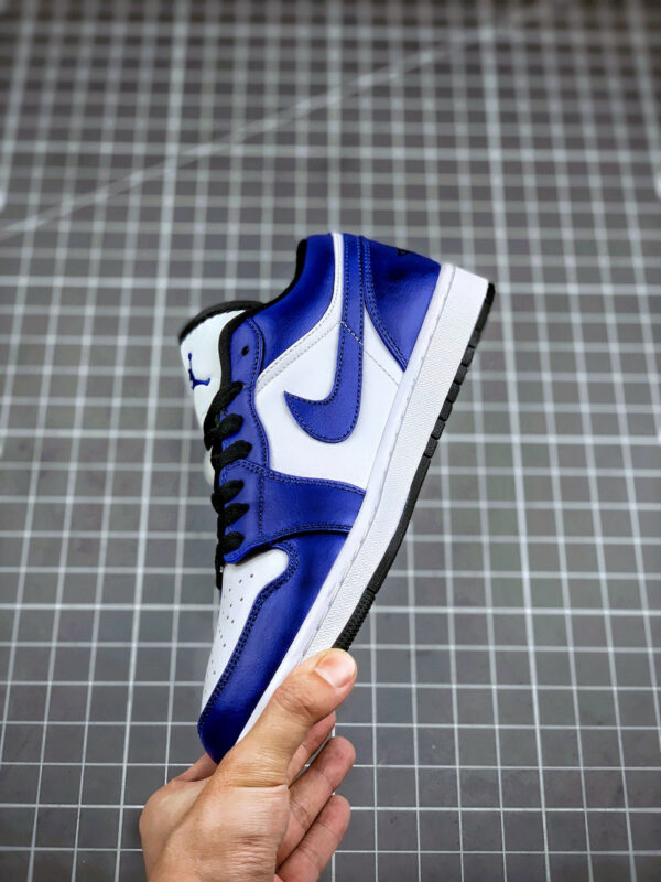 Air Jordan 1 Low White Game Royal-Black For Sale