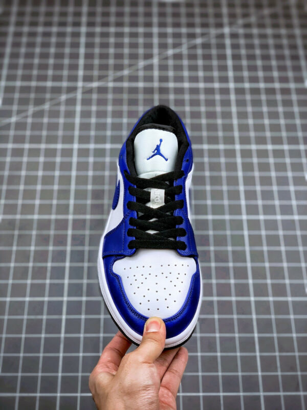 Air Jordan 1 Low White Game Royal-Black For Sale