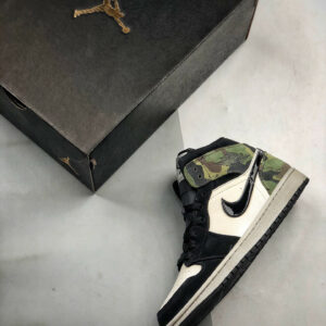 Air Jordan 1 Mid Camo Green CW5490-001 For Sale