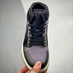 Air Jordan 1 Mid Inside Out Black Grey DM9652-001 For Sale