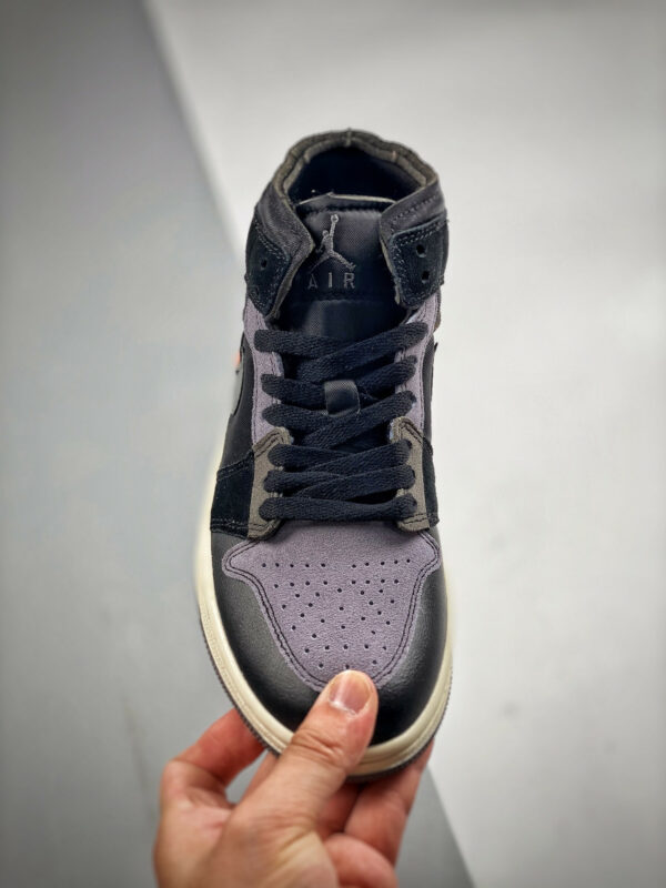 Air Jordan 1 Mid Inside Out Black Grey DM9652-001 For Sale