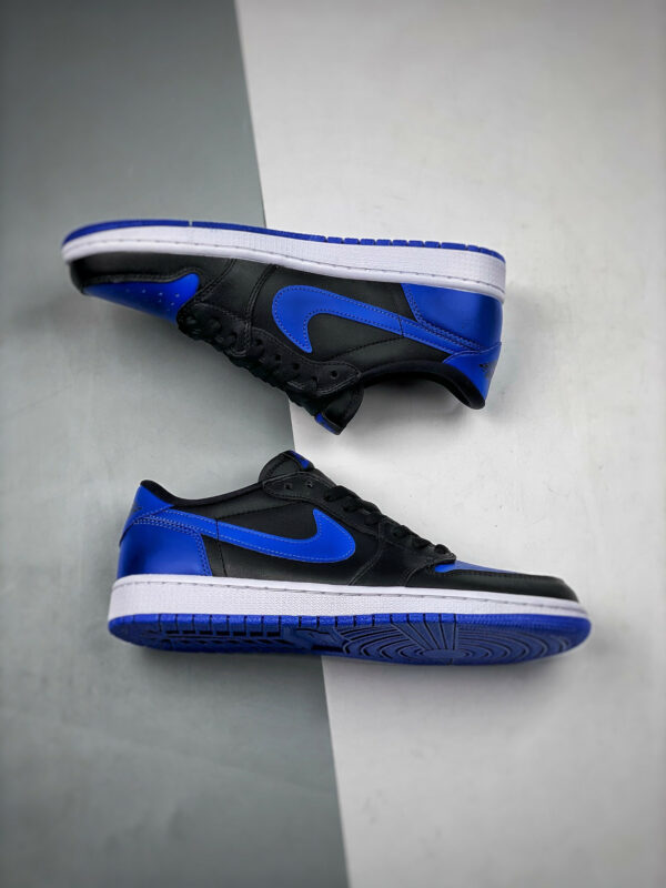 Air Jordan 1 Retro Low OG Black Varsity Royal-Sail 705329-004 For Sale